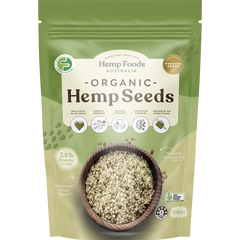 Organic hulled hemp seeds from Hemp Foods Australia