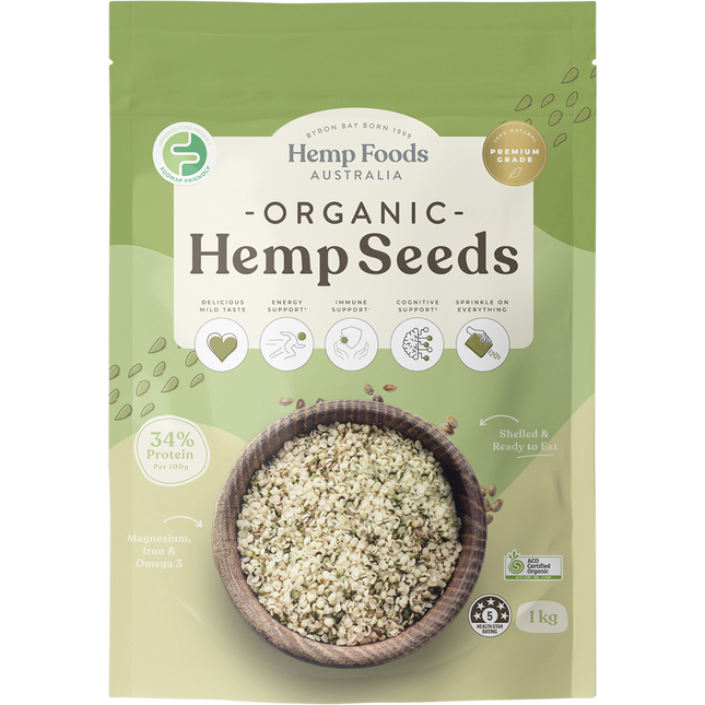 Hemp Foods Australia Organic Hemp Seeds Hulled