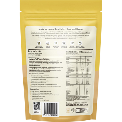 Organic Hemp Gold Protein