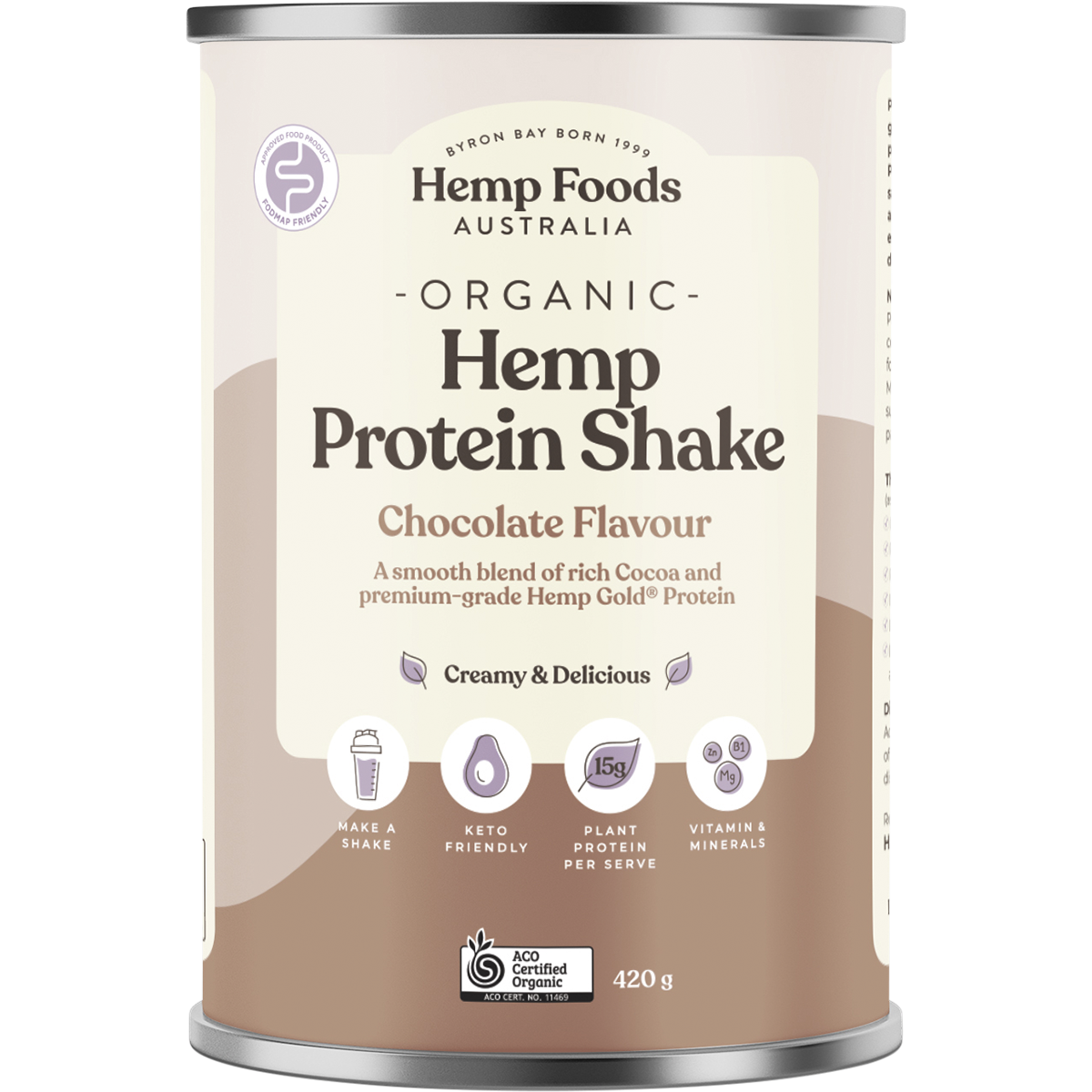 Organic Hemp Protein Shake Chocolate