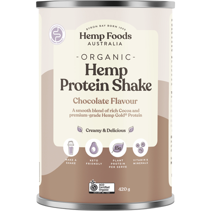 Organic Hemp Protein Shake Chocolate