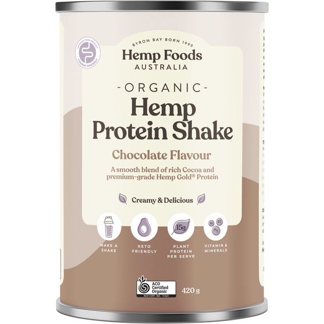 Organic Hemp Protein Shake Chocolate