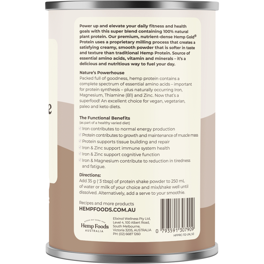 Organic Hemp Protein Shake Chocolate
