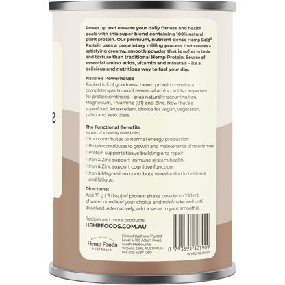 Organic Hemp Protein Shake Chocolate