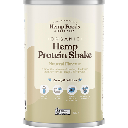 Organic Hemp Protein Shake Natural