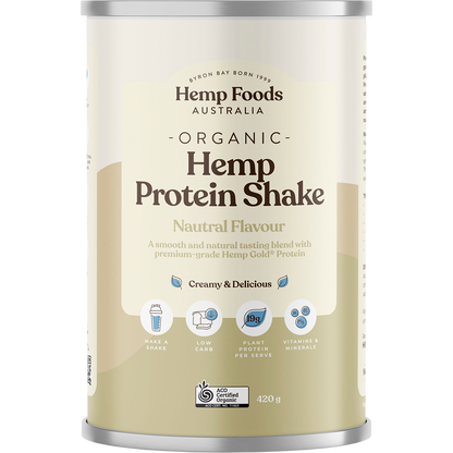 Organic Hemp Protein Shake Natural