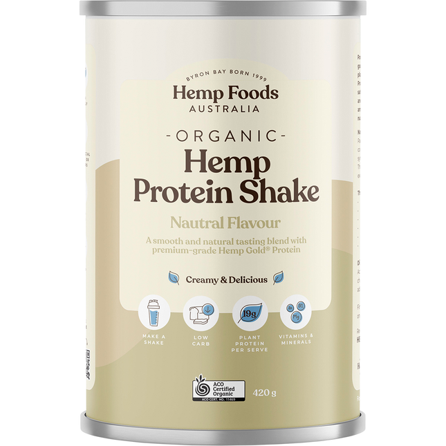 Organic Hemp Protein Shake Natural
