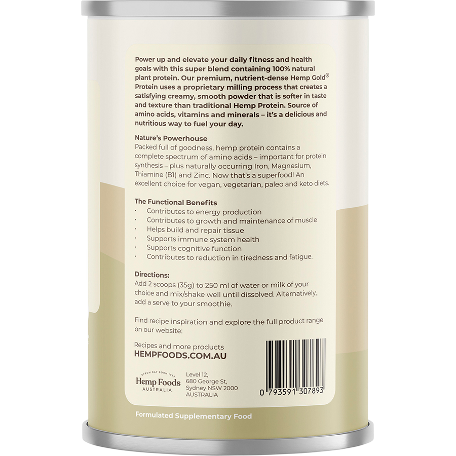 Organic Hemp Protein Shake Natural