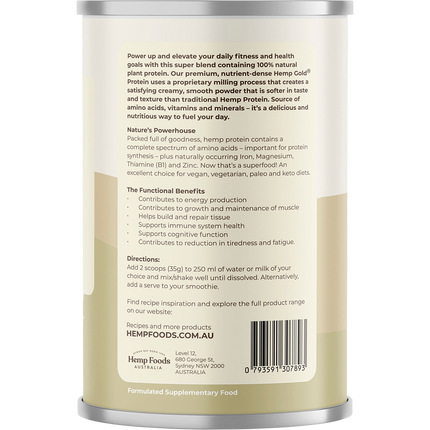 Organic Hemp Protein Shake Natural