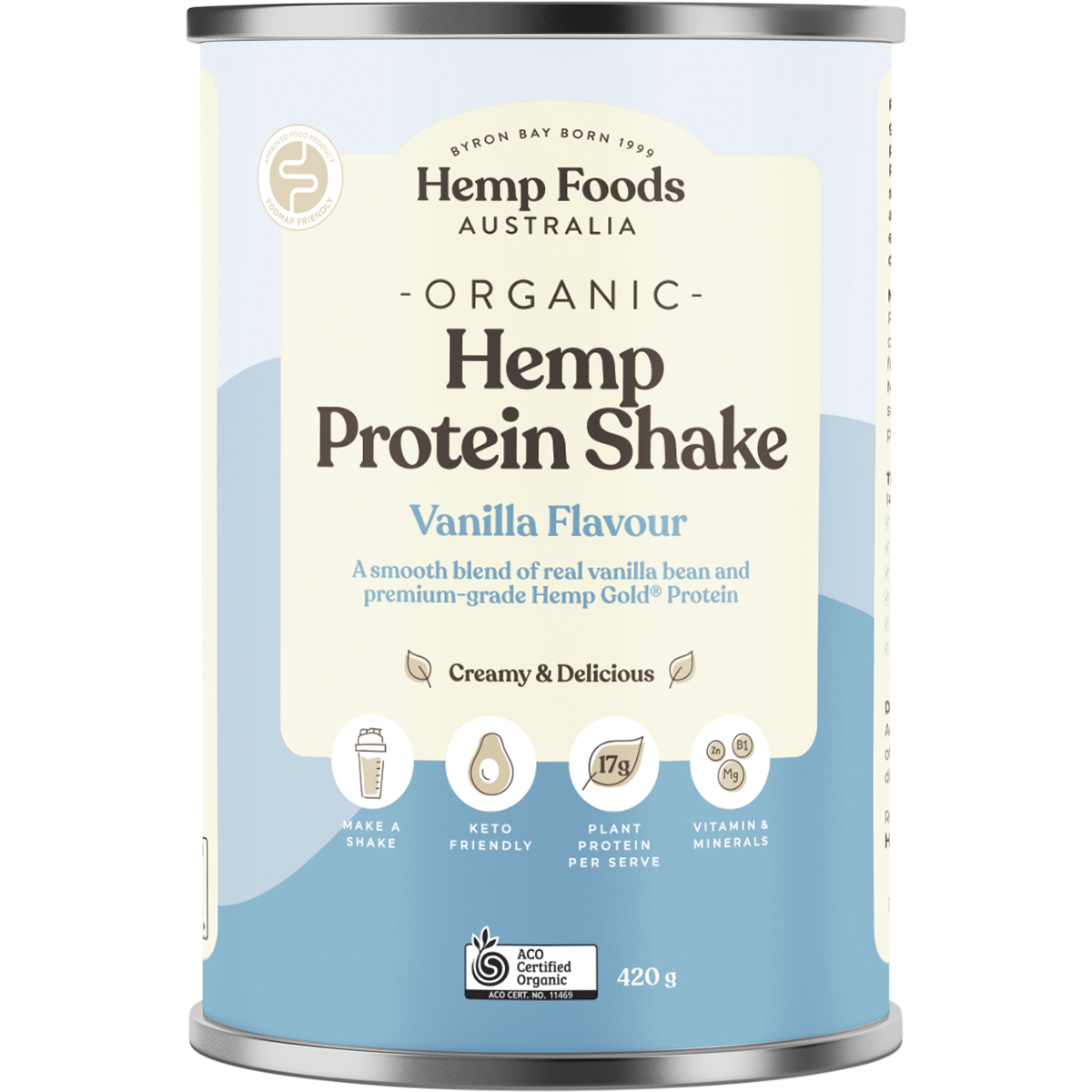 Organic Hemp Protein Shake Vanilla