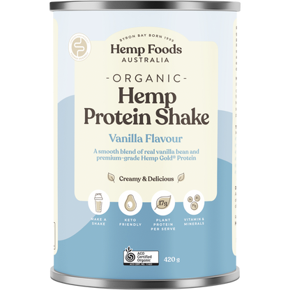 Organic Hemp Protein Shake Vanilla