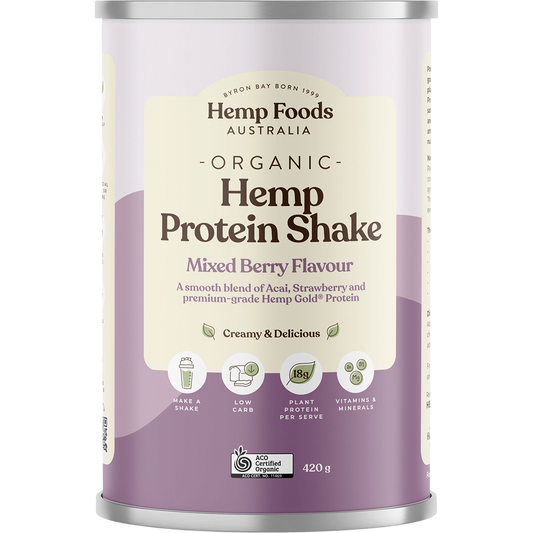 Organic Hemp Protein Shake Mixed Berry