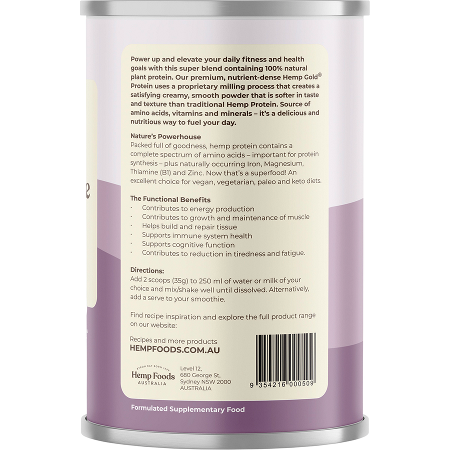 Organic Hemp Protein Shake Mixed Berry