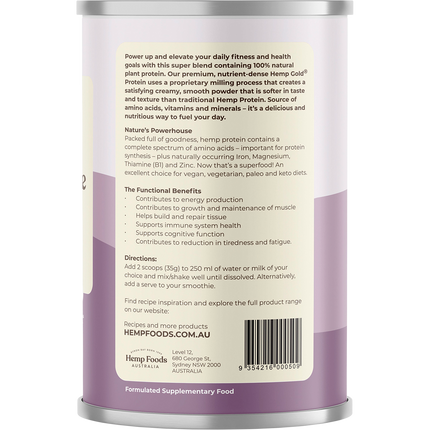 Organic Hemp Protein Shake Mixed Berry