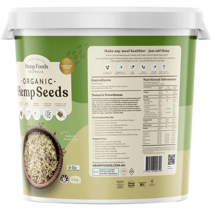 Hemp Foods Australia Organic Hemp Seeds Hulled