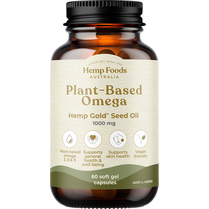 Plant-Based Omega with Hemp Gold Seed Oil