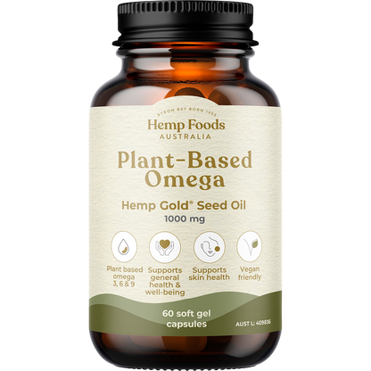 Plant-Based Omega with Hemp Gold Seed Oil