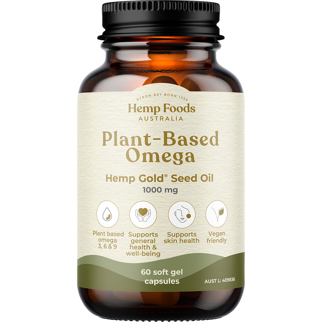 Plant-Based Omega with Hemp Gold Seed Oil