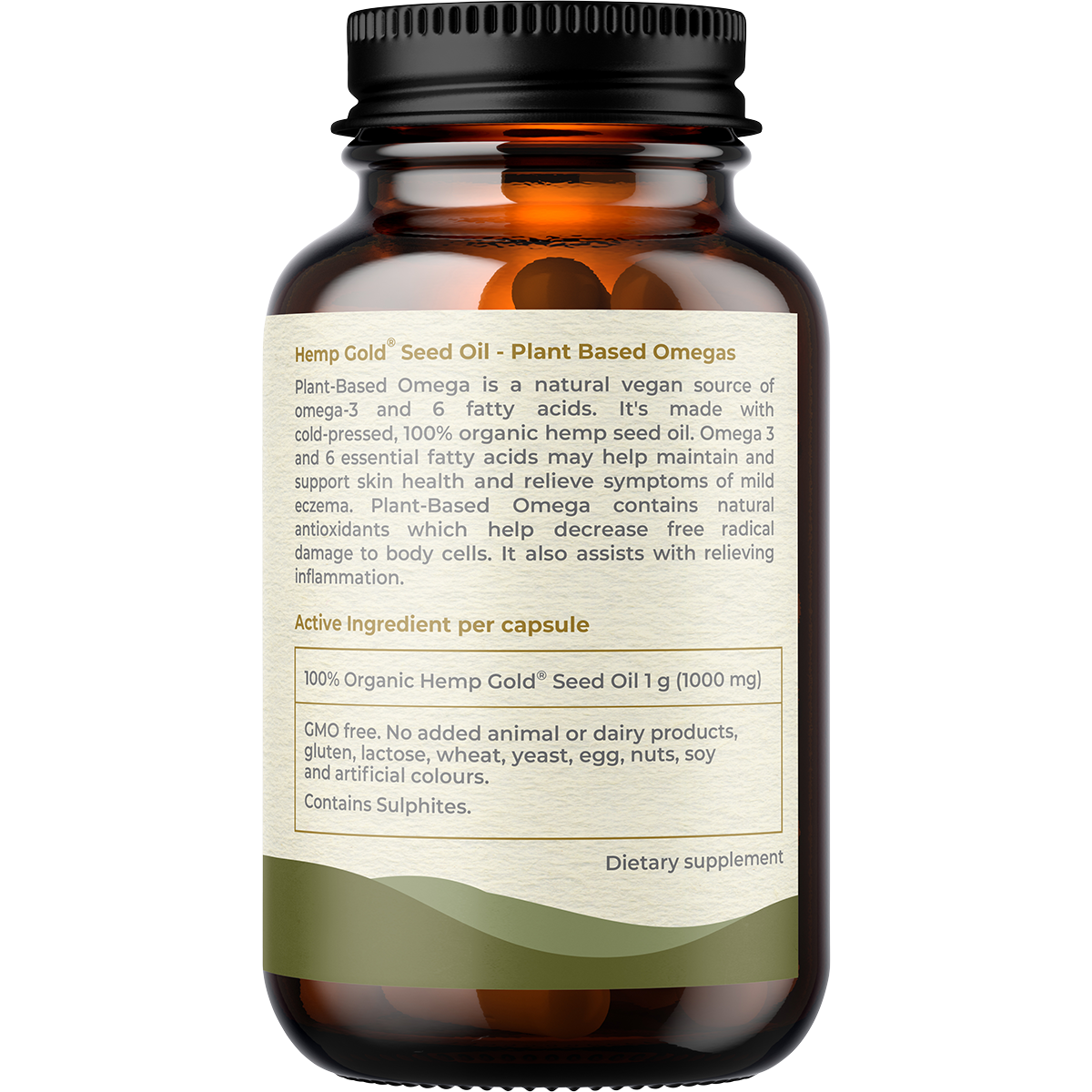 Plant-Based Omega with Hemp Gold Seed Oil