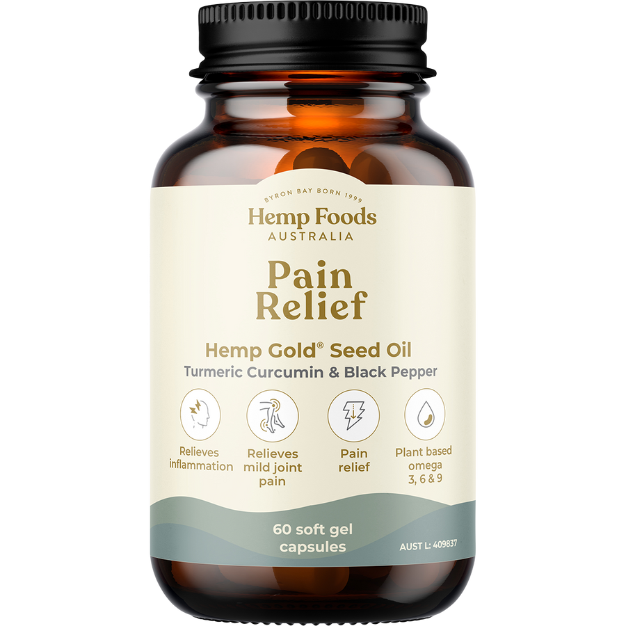 Pain Relief with Hemp Gold Seed Oil