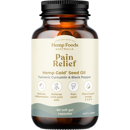 Pain Relief with Hemp Gold Seed Oil