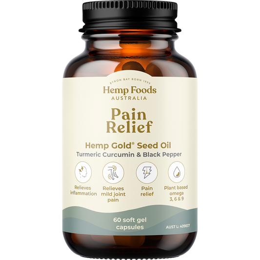 Pain Relief with Hemp Gold Seed Oil
