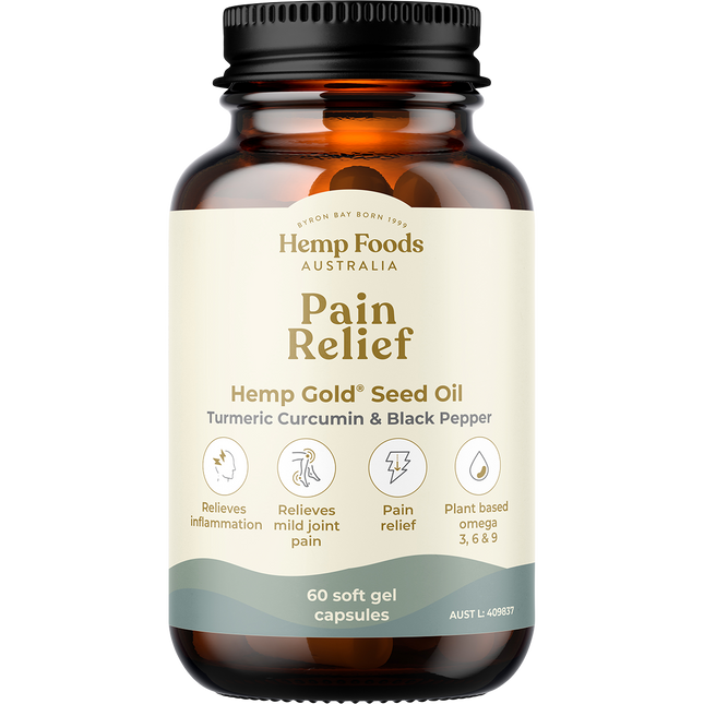 Pain Relief with Hemp Gold Seed Oil
