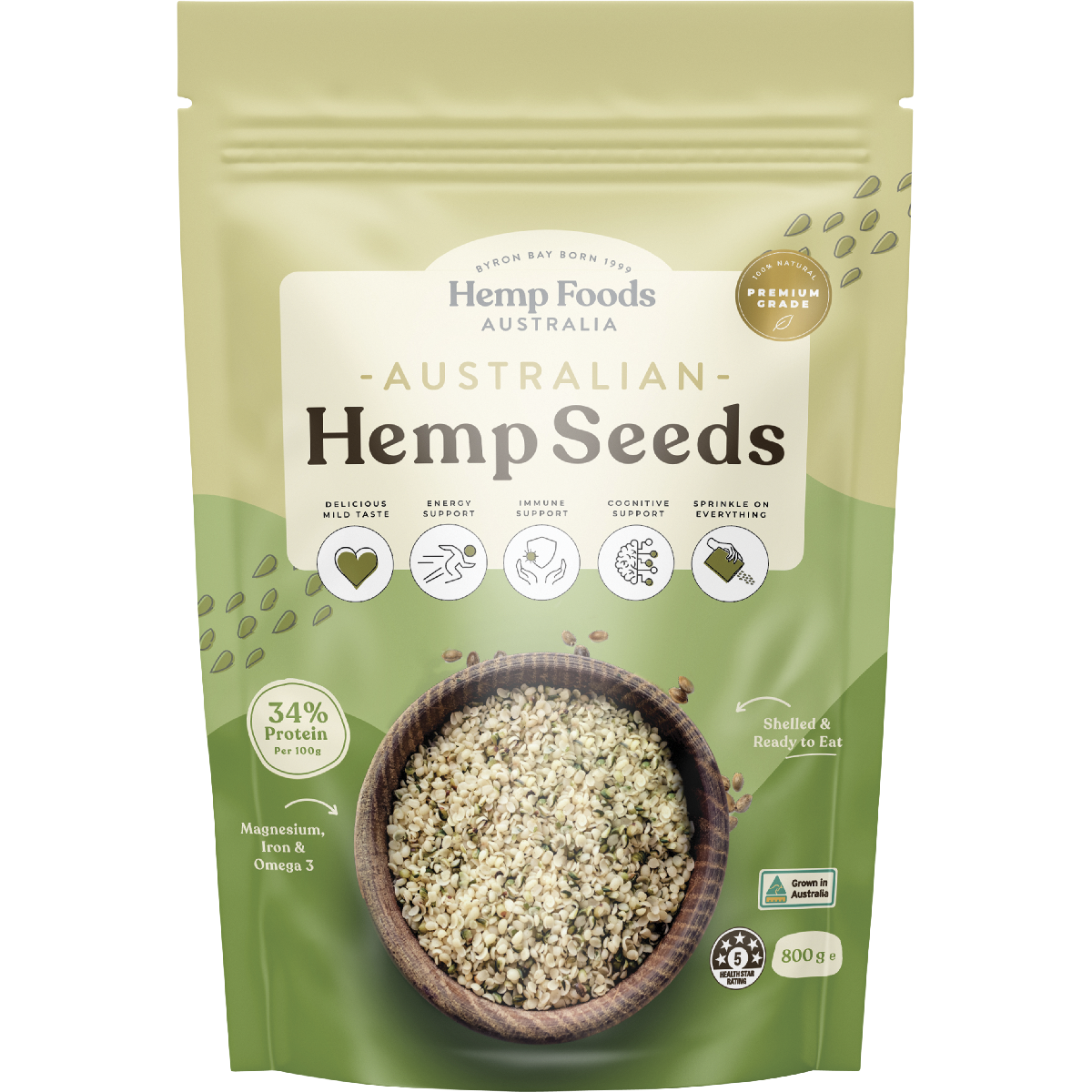 Australian Hemp Seeds Hulled