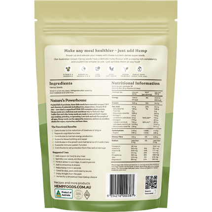 Australian Hemp Seeds Hulled