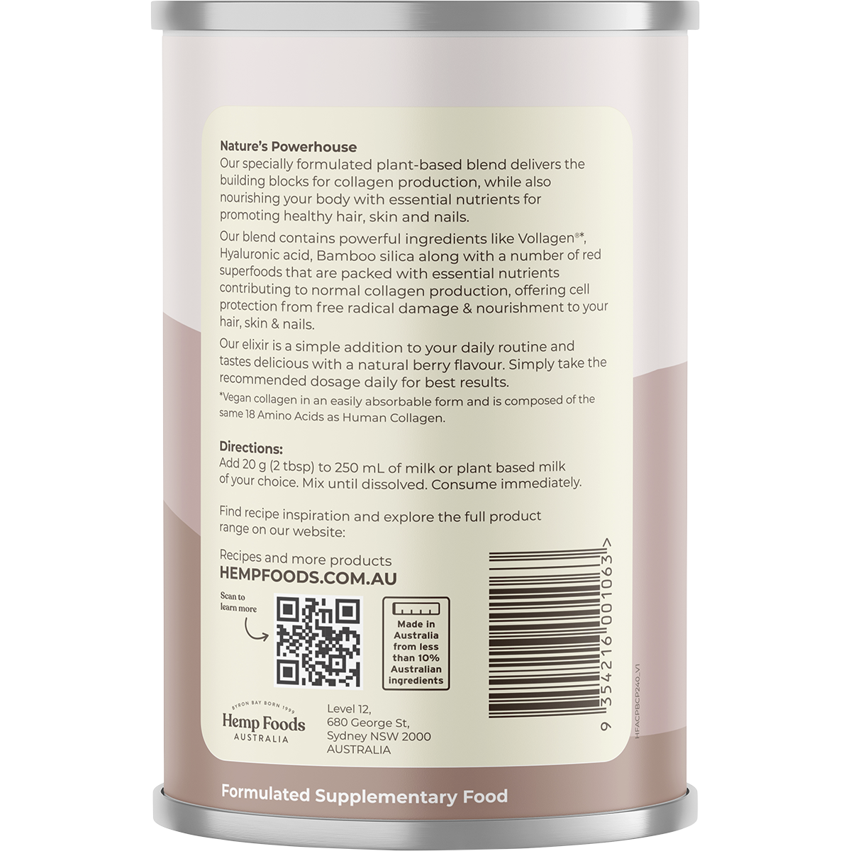 Plant-Based Collagen+ Berry