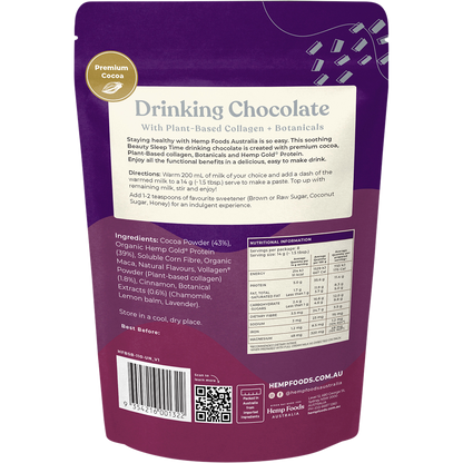 Drinking Chocolate Beauty Sleep Time