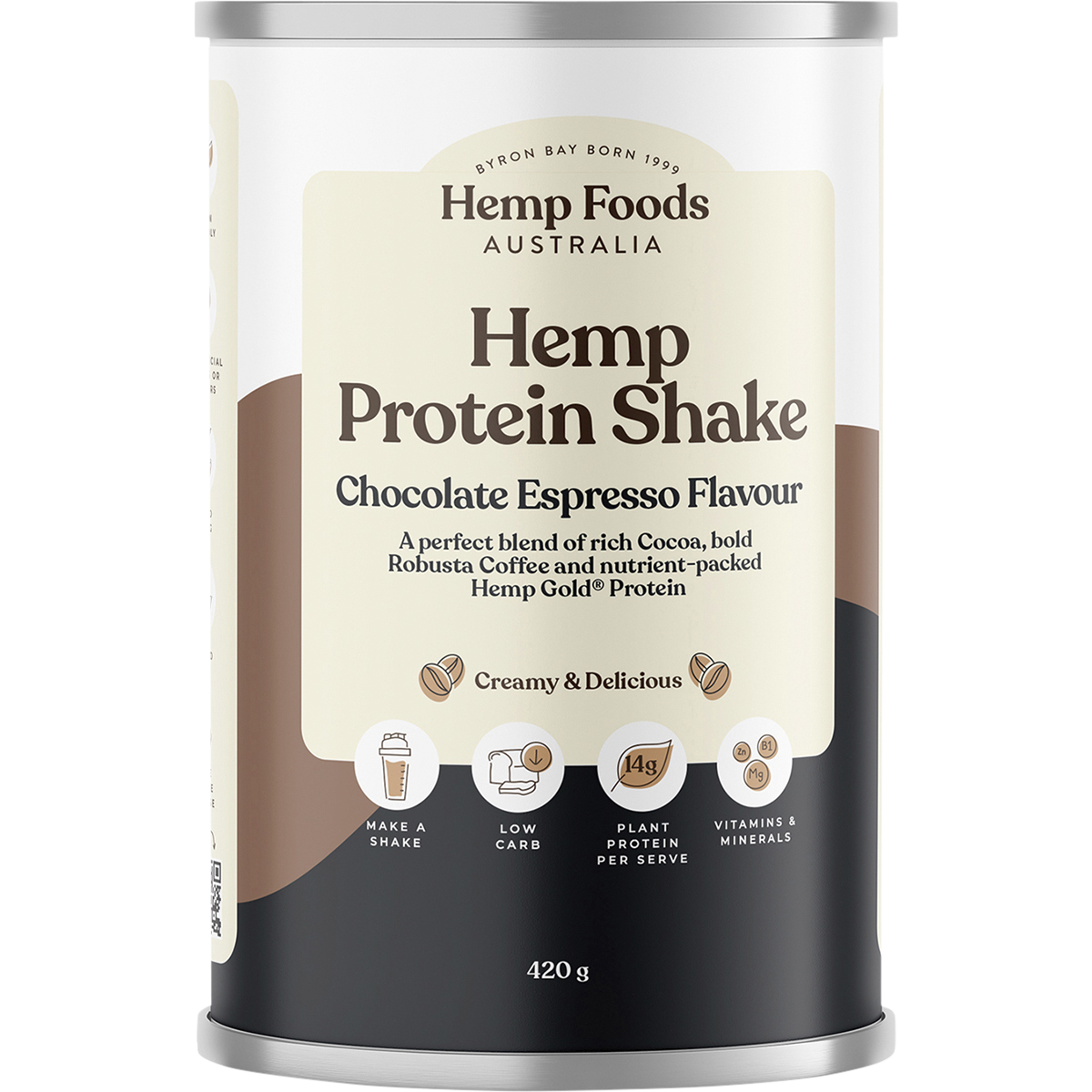 Organic Hemp Protein Shake Chocolate Espresso