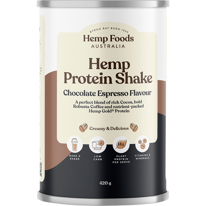 Organic Hemp Protein Shake Chocolate Espresso