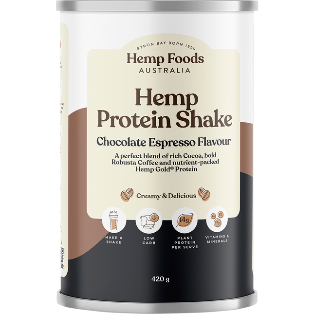 Organic Hemp Protein Shake Chocolate Espresso