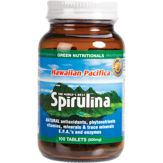 Hawaiian Pacifica Spirulina Tablets 500mg