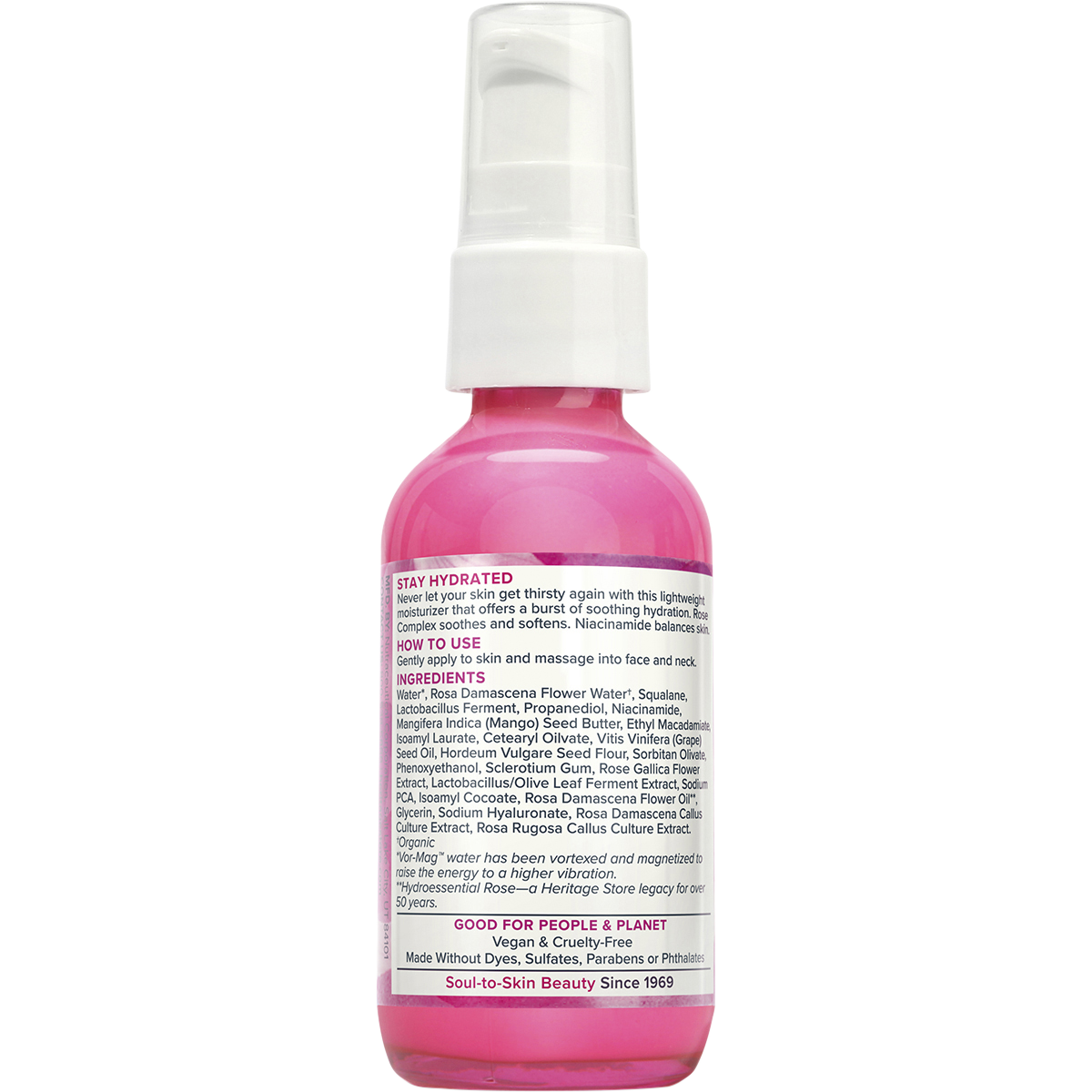 Rosewater Moisturizer Dry to Combination Skin