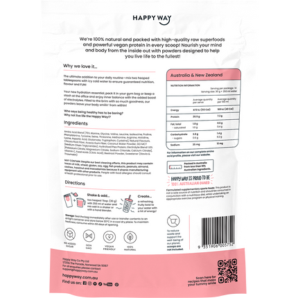 HAPPY WAY Vegan Protein Water Lychee