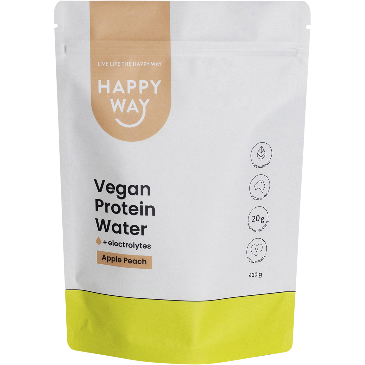 Vegan Protein Water Apple Peach