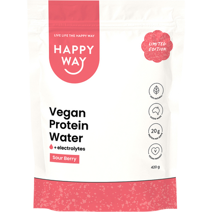 Vegan Protein Water Powder Sour Berry