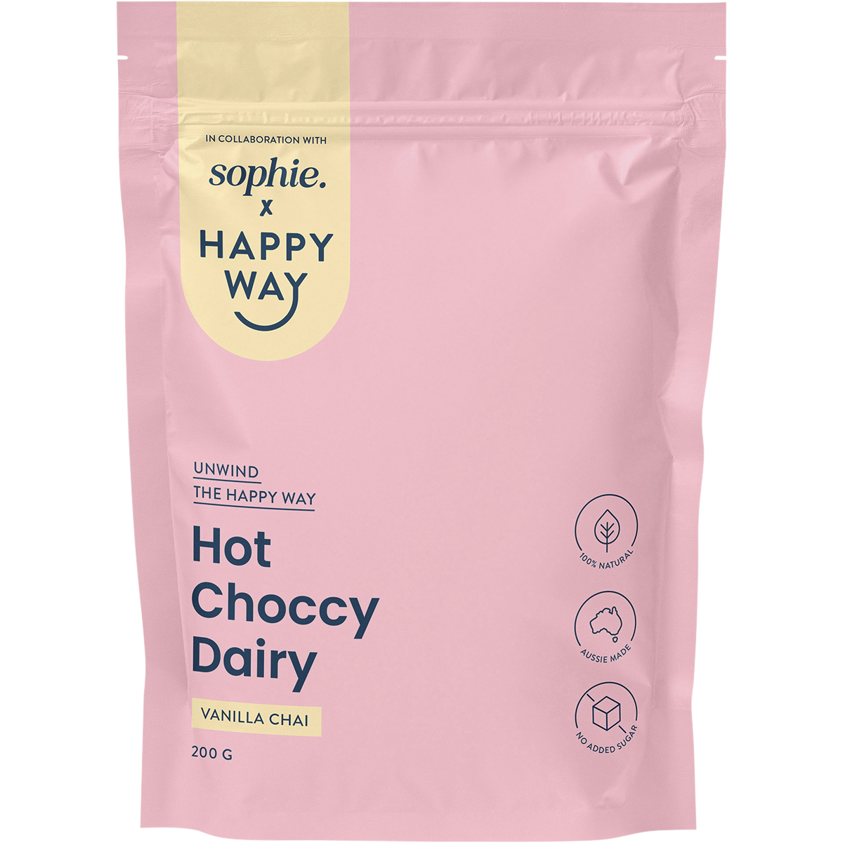 Sophie's Hot Choccy Dairy Vanilla Chai
