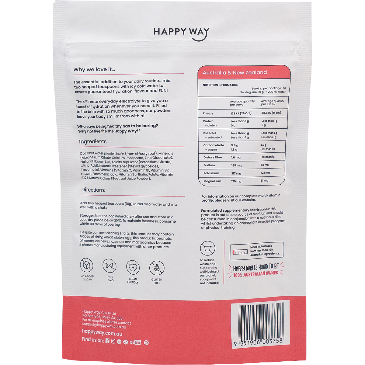 Electrolyte Powder Watermelon