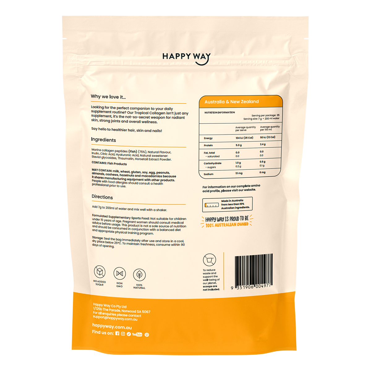 Marine Collagen Powder Tropical