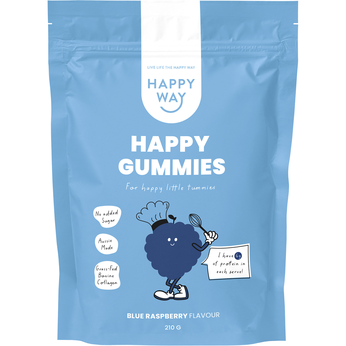Happy Gummies Blue Raspberry
