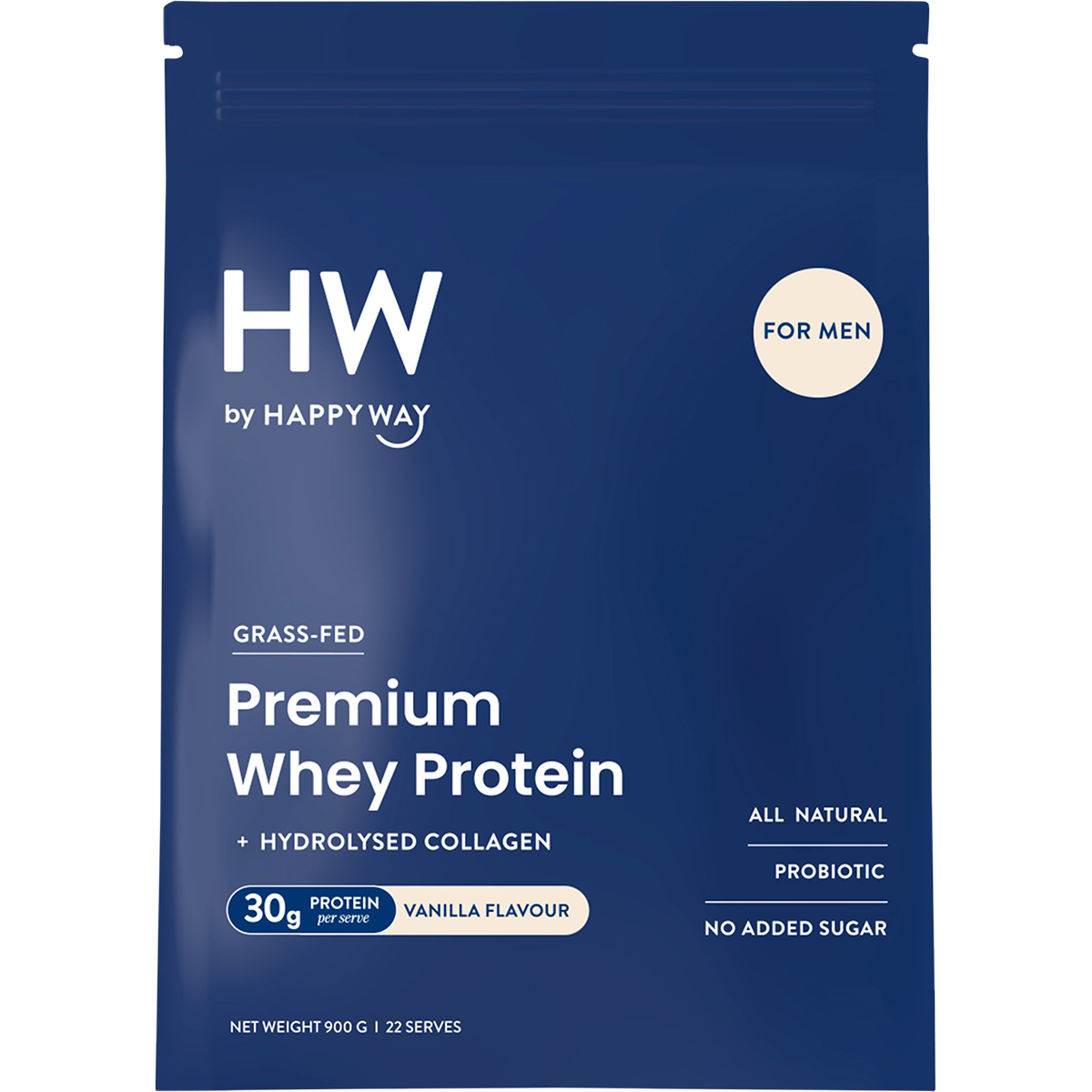 Men's Premium Whey Protein Powder Vanilla