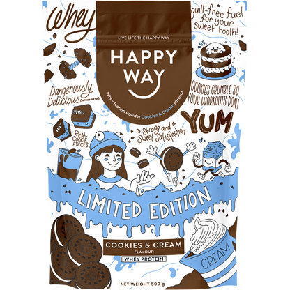 Whey Protein Powder Cookies & Cream
