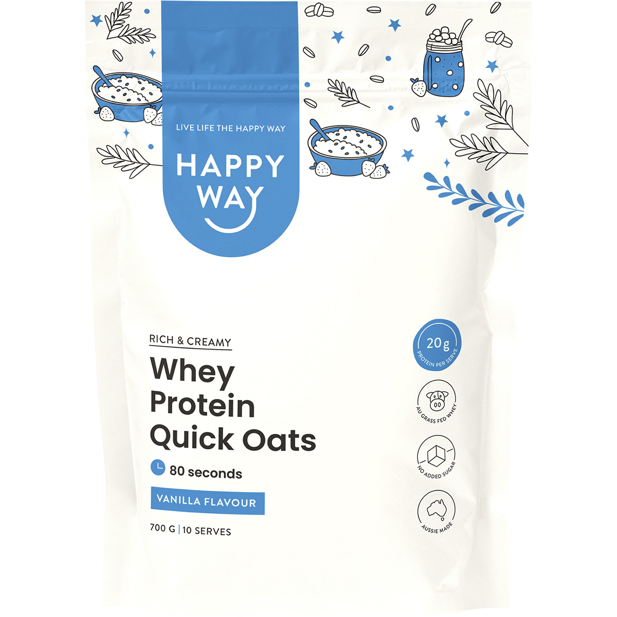 Whey Protein Quick Oats Vanilla