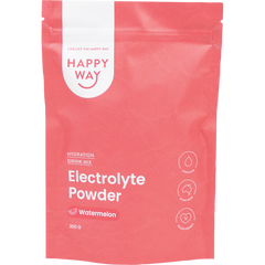 Happy Way electrolyte powder watermelon for hydration endurance and workout recovery
