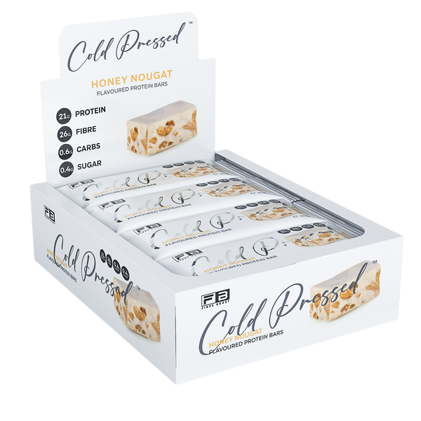 Fibre Boost Cold Pressed Honey Nougat flavoured Protein Bar