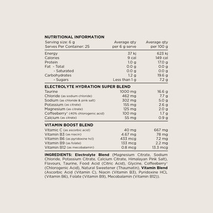 Switch Nutrition Hydrate Electrolyte Rehydration Blend