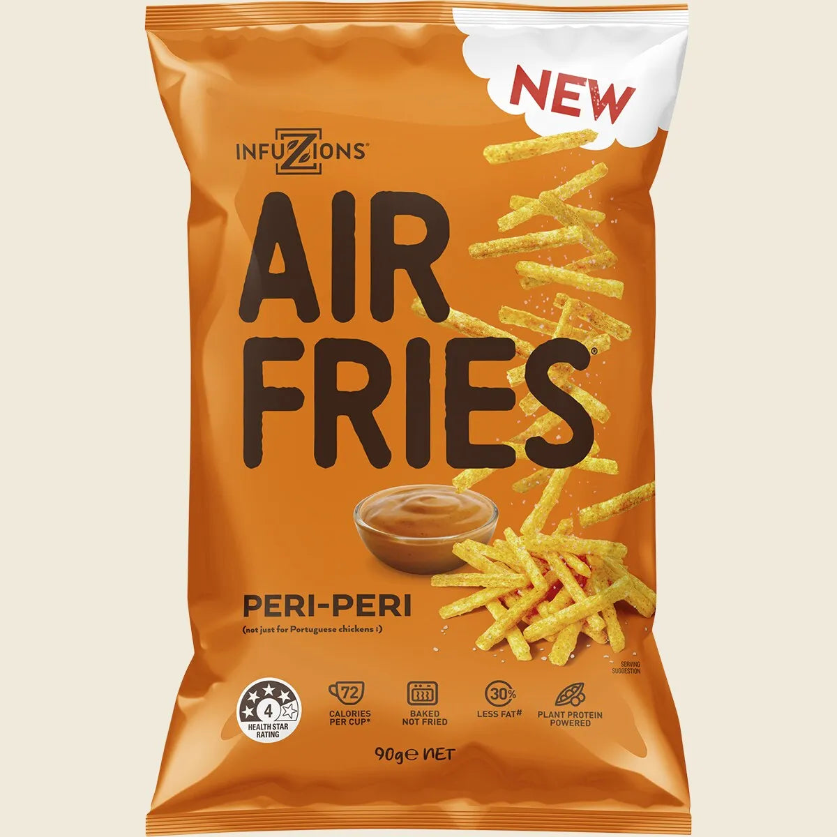 Infuzions Air Fries Peri-Peri 6x90g